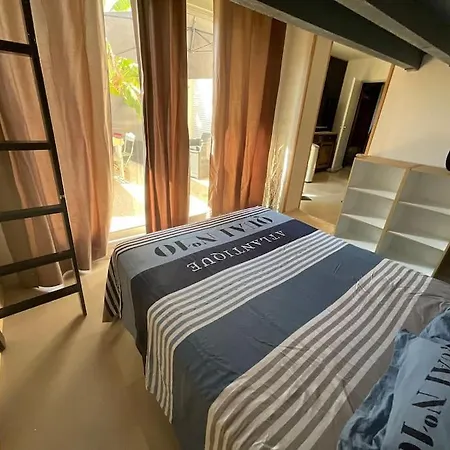 Charmant T2, Cl 3 Etoiles, 4 Lits, 4 Personnes Et 1Enfant, Parking Et Terrasse Saint-Sever  Exterior photo